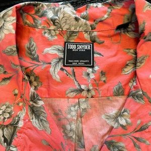 Todd Snyder Floral Button Down Medium - Great Condition!